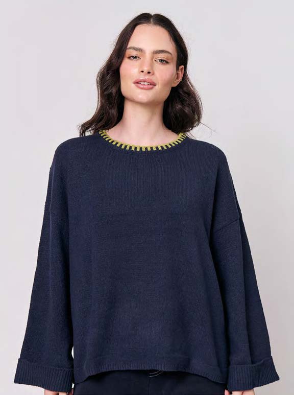Namastai Knitwear Jumper - Navy Mix