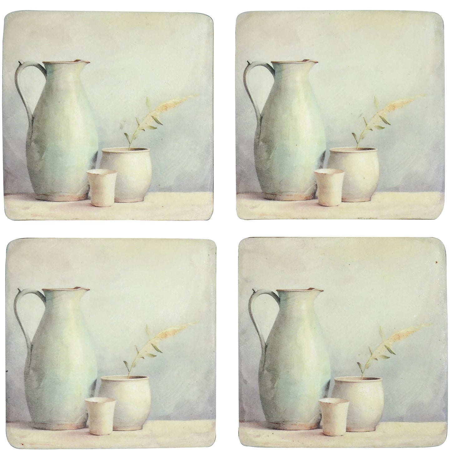 NF Jug-a-Love Resin Cork Backed Single Coasters 10cm x 10cm