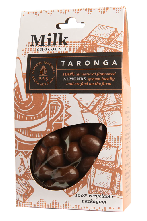 Taronga Milk Chocolate Almonds