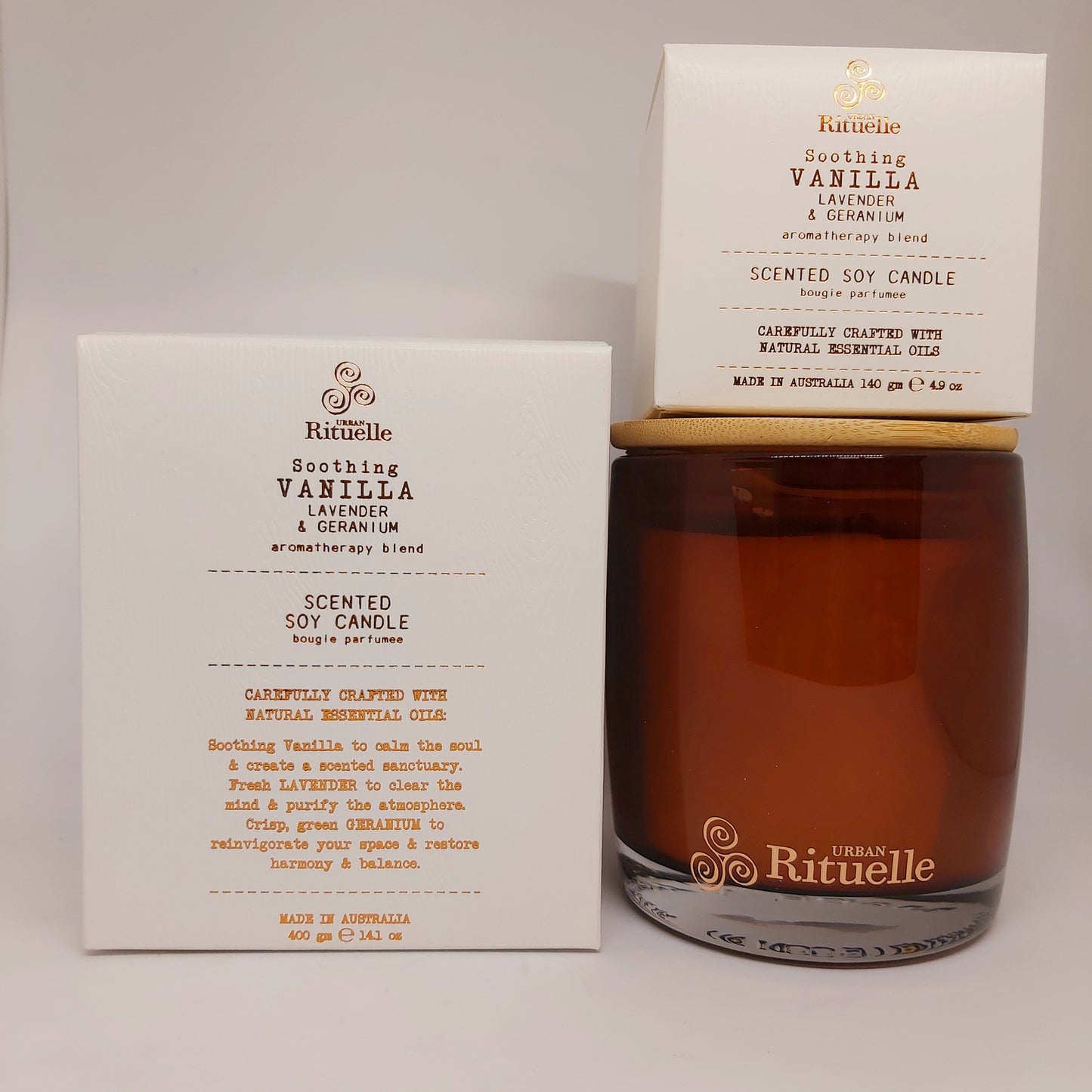 Urban Rituelle Vanilla Soy Candle 400gm