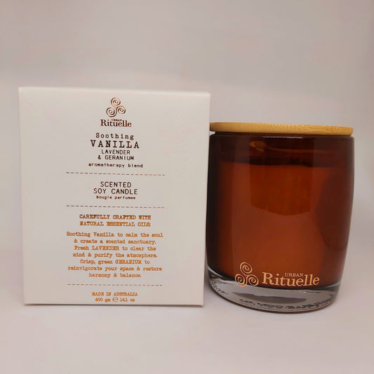 Urban Rituelle Vanilla Soy Candle 400gm