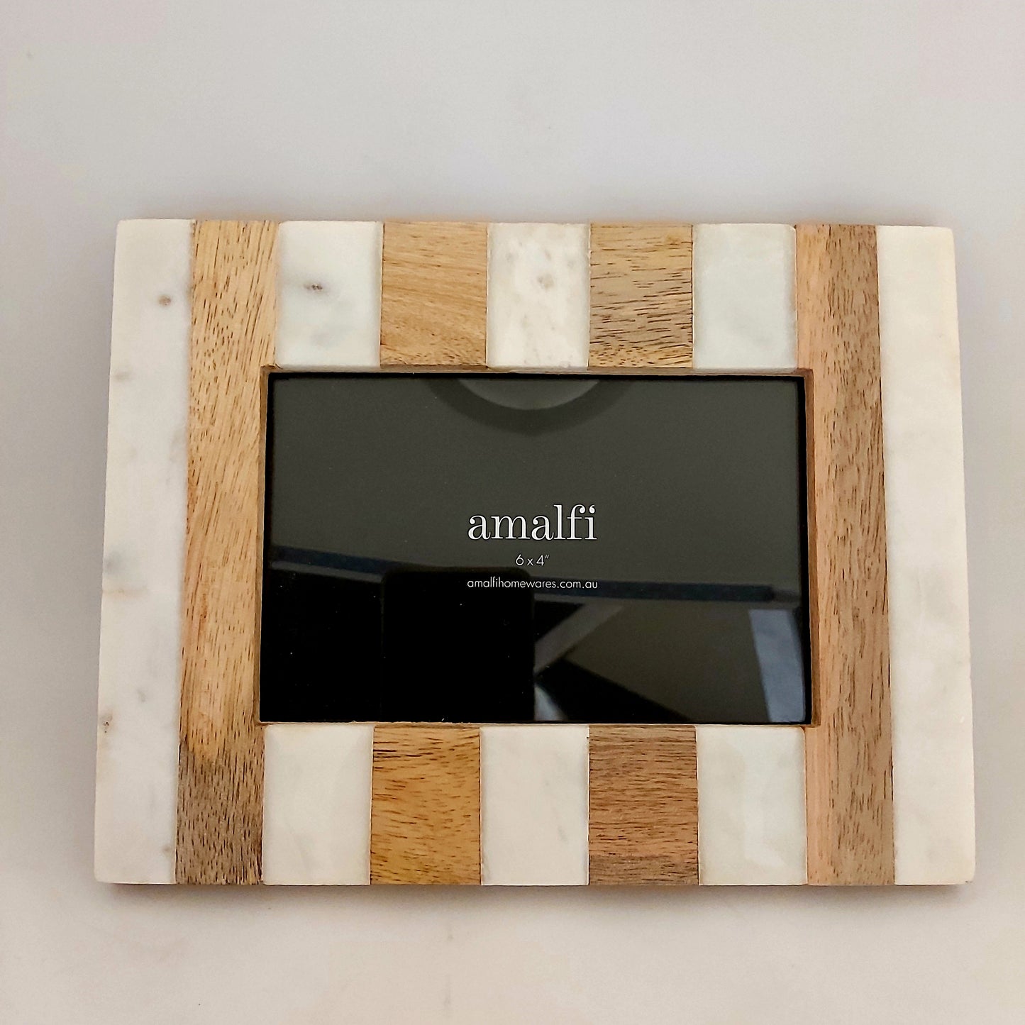 Amalfi Marble & Wood Photo Frame 4 x 6