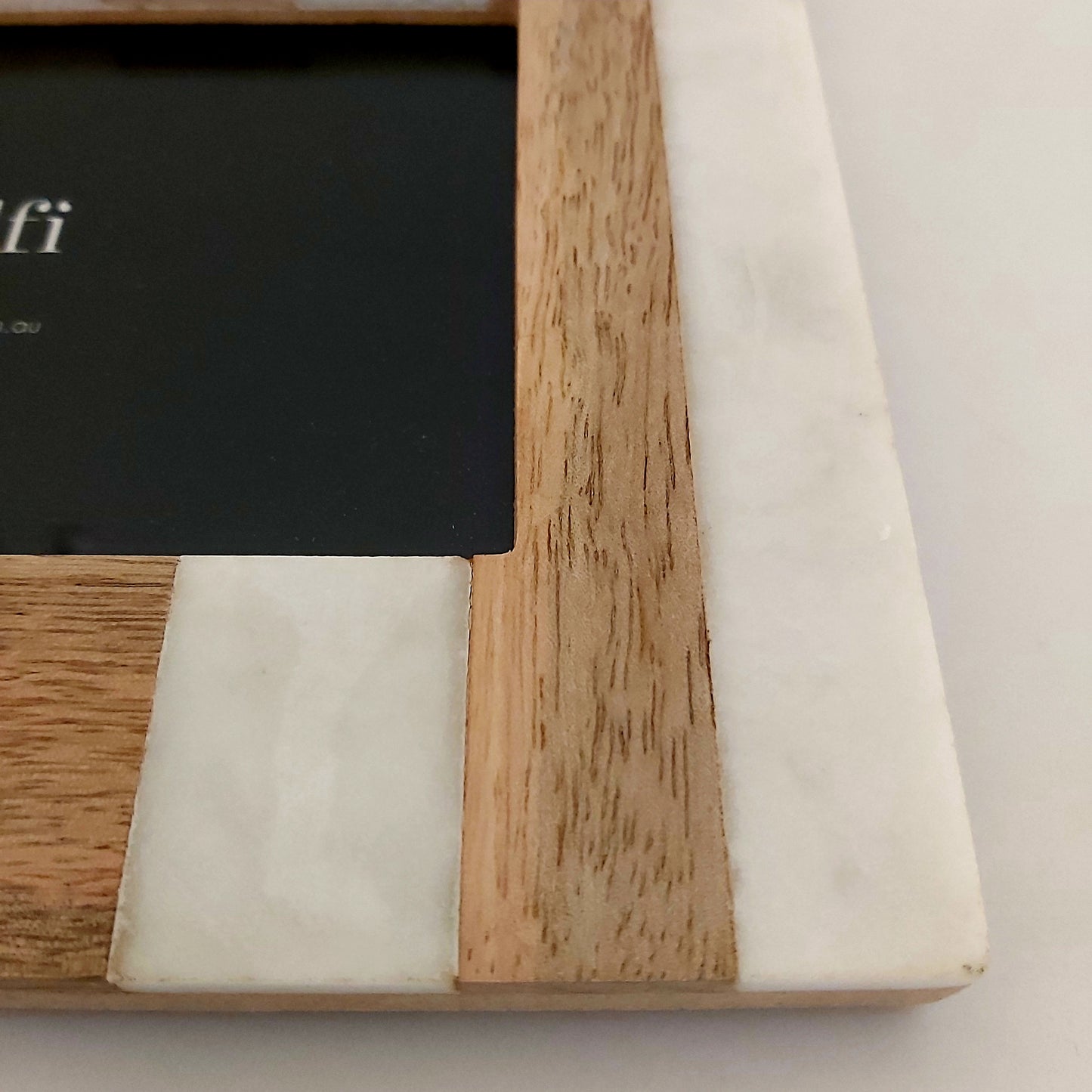 Amalfi Marble & Wood Photo Frame 4 x 6