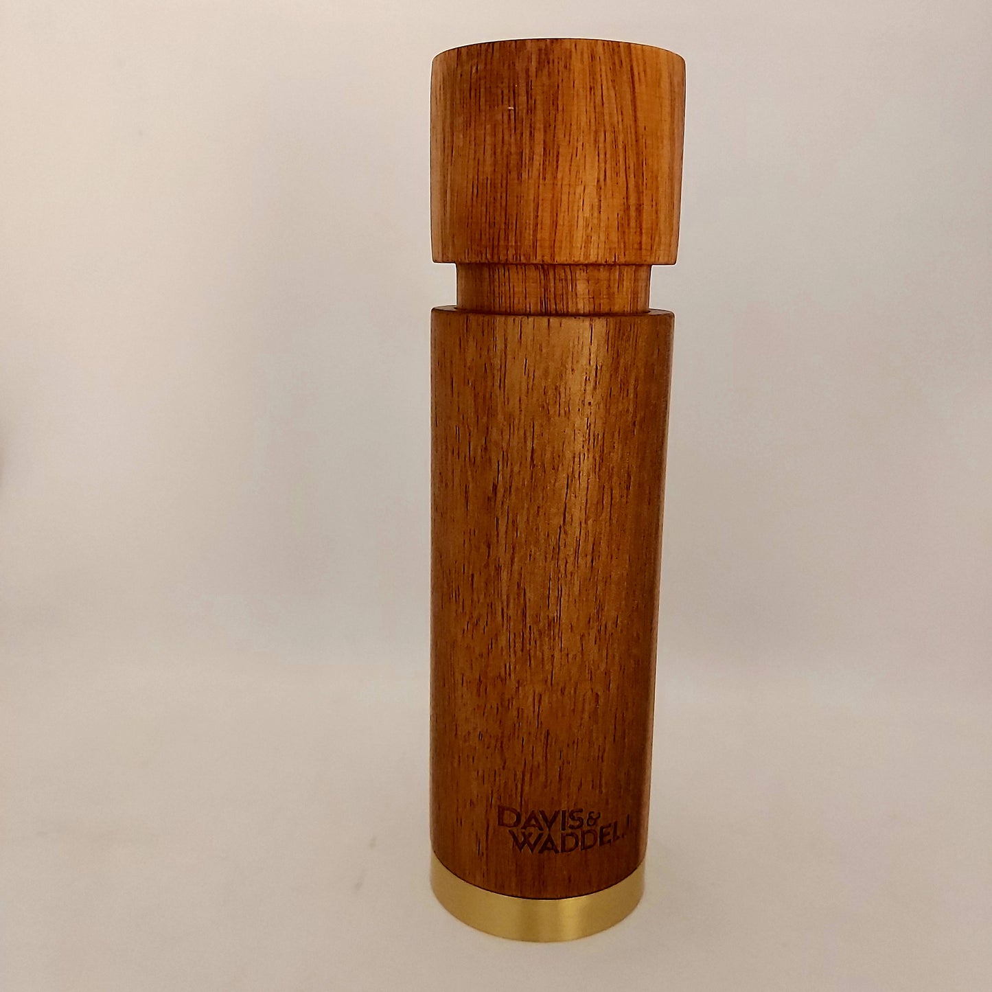 Davis & Waddell Acacia Pepper Mill with Brass Trim