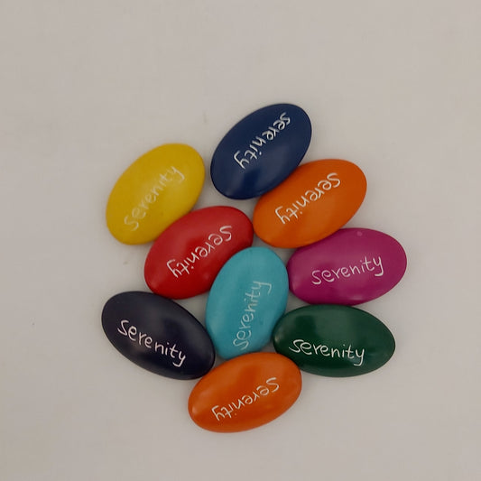 Affirmation Stones - Serenity Pebbles - Hand Crafted Soap Stone