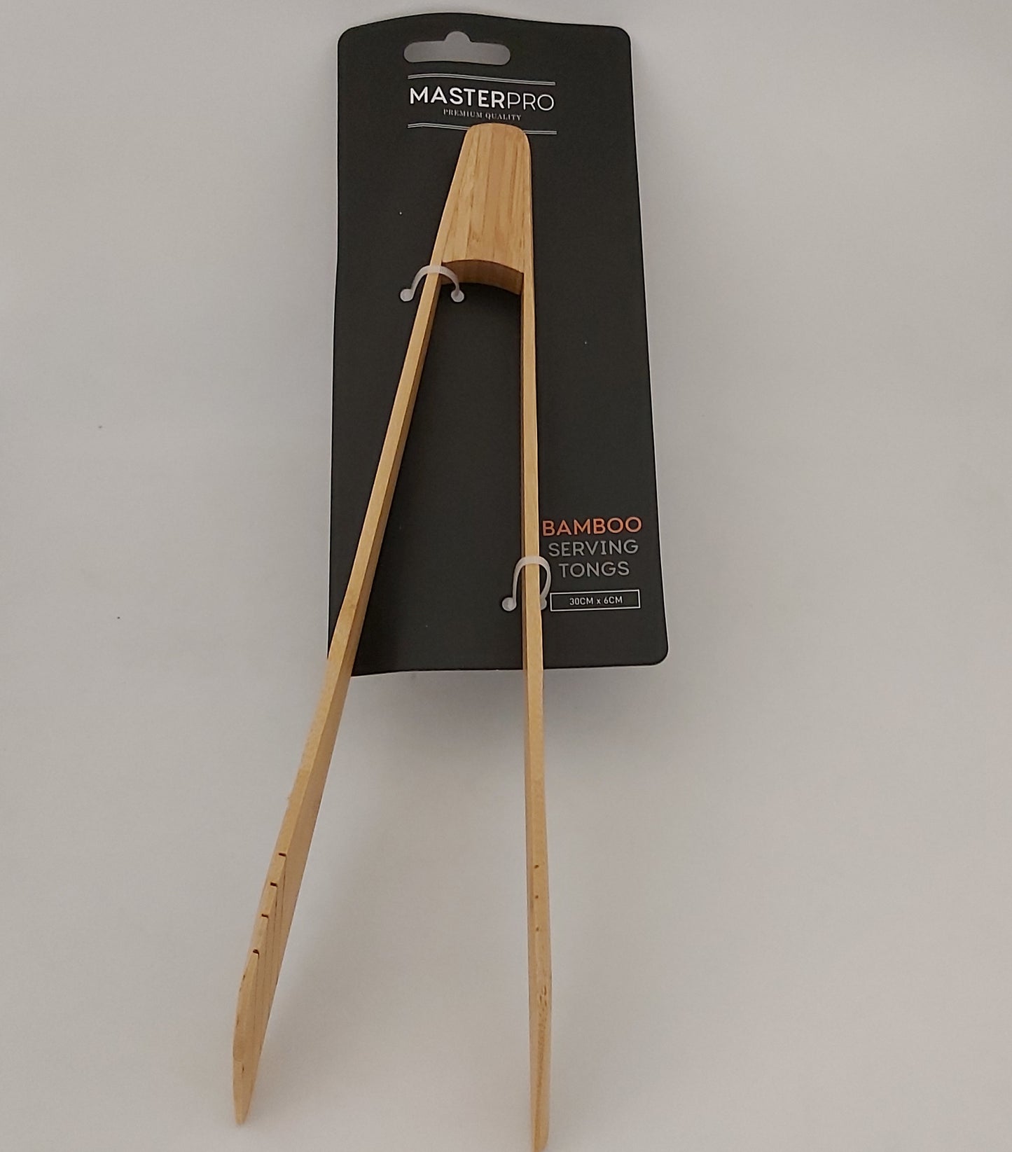 Masterpro Bamboo Serving Tongs