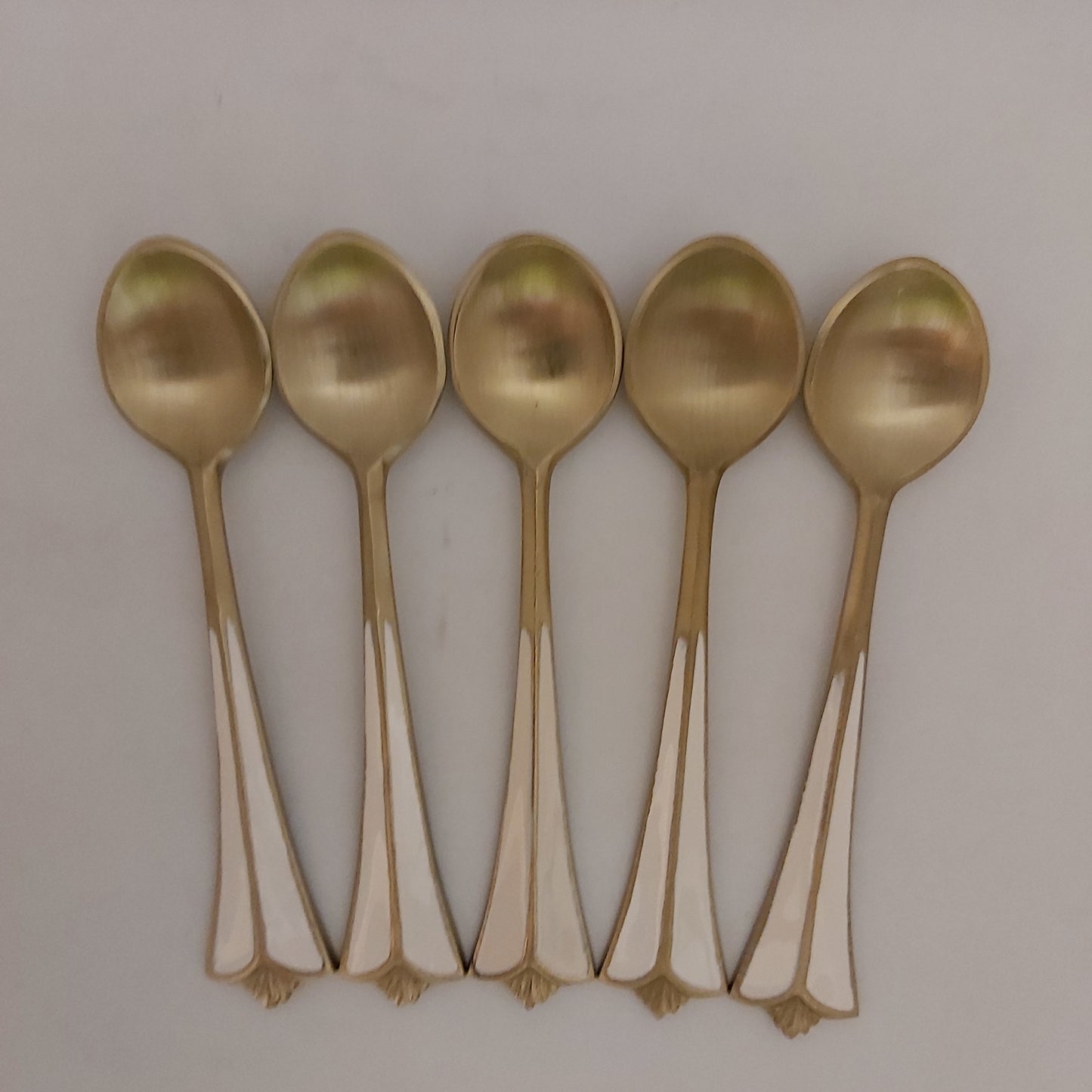 LaVida Brass & Ivory Tea Spoons