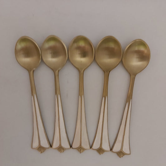 LaVida Brass & Ivory Tea Spoons