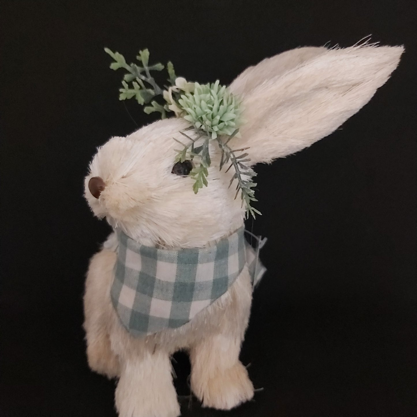 Holly & Ivy Forest Rabbit with Bandanna