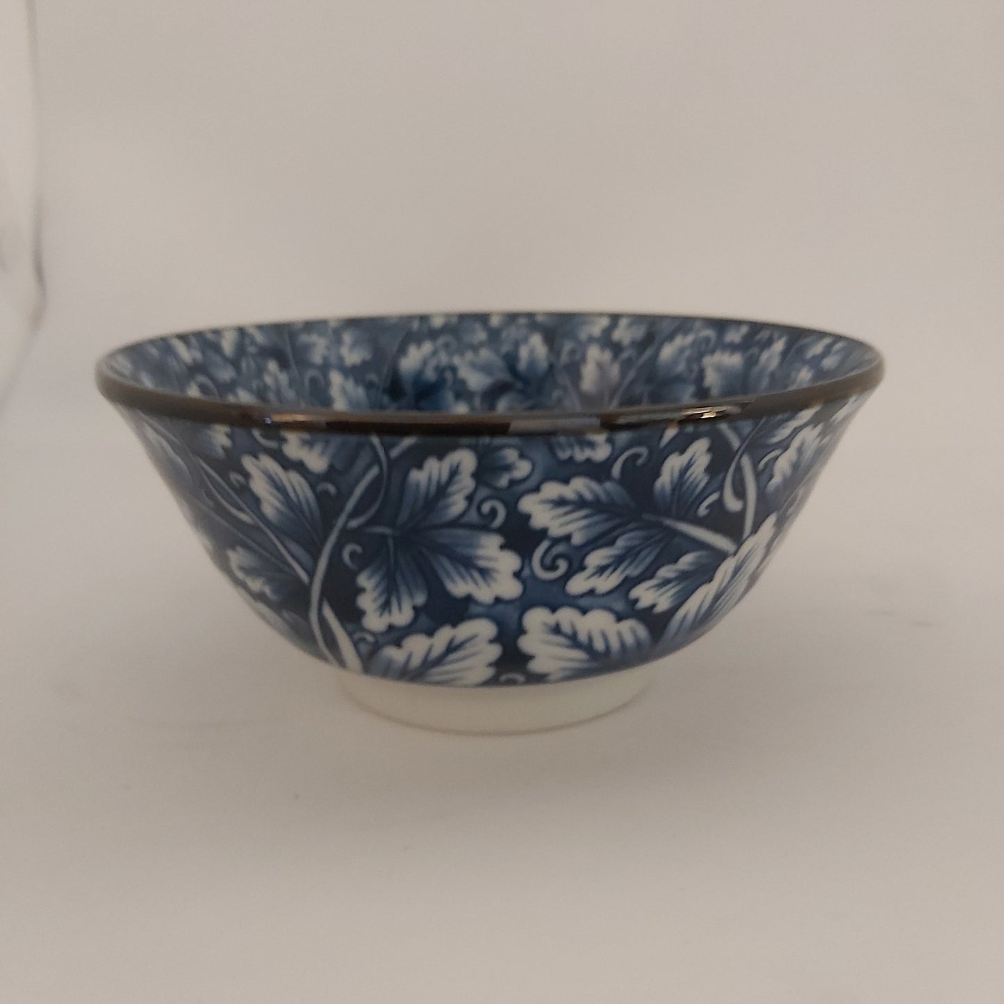 J Style Blue Botan Japanese Bowl