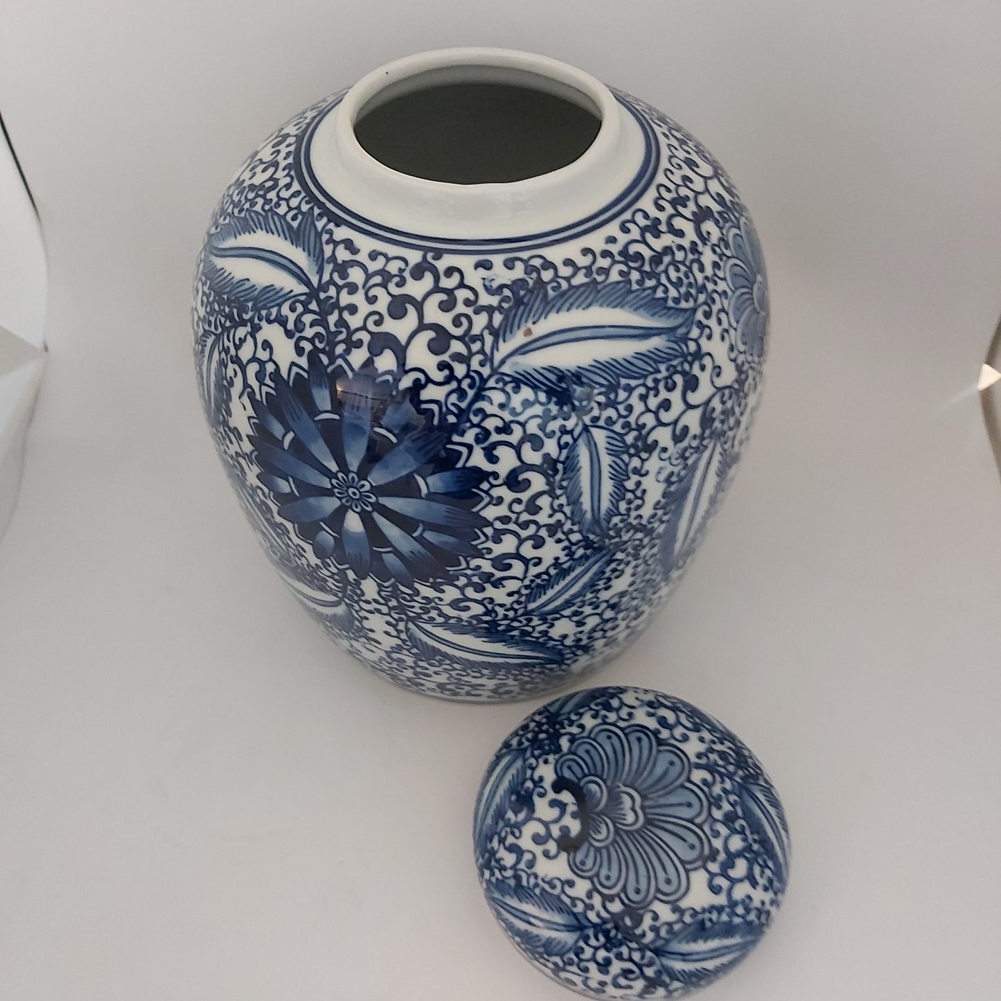 Pure Homewares Blue & White Ginger Pot