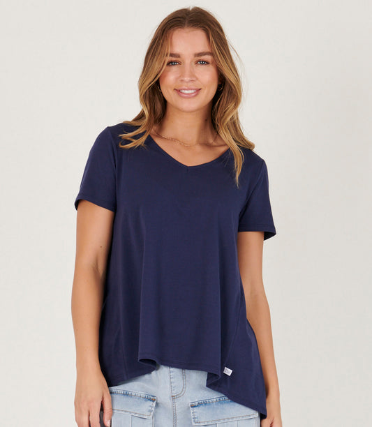 One Ten Willow Drop Back Tee