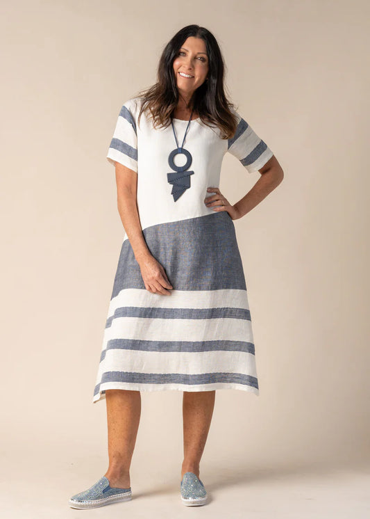 Imagine Fashion Navy Elysia Dress