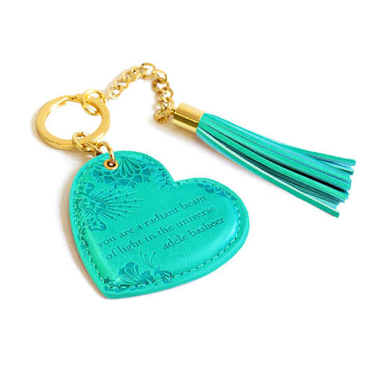 Intrinsic Turquoise Twist Key Chain