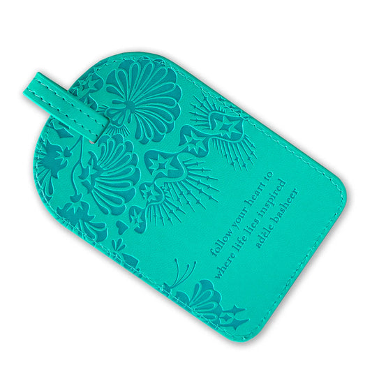 Intrinsic Turquoise Twist Luggage Tag
