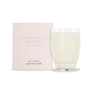 Peppermint Grove Austin & Oud Soy Candle 370gm