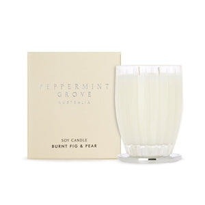 Peppermint Grove Burnt Fig & Pear Soy Candle 370gm