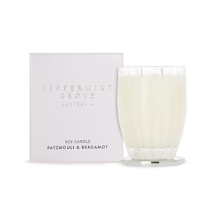 Peppermint Grove Patchouli & Bergamot Soy Candle 370gm