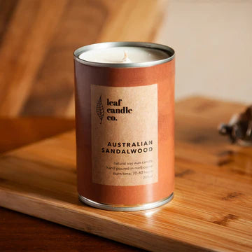 leaf candle co. Australian Sandalwood Candle 375gm