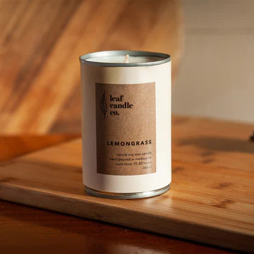 leaf candle co. Lemongrass Candle 375gm