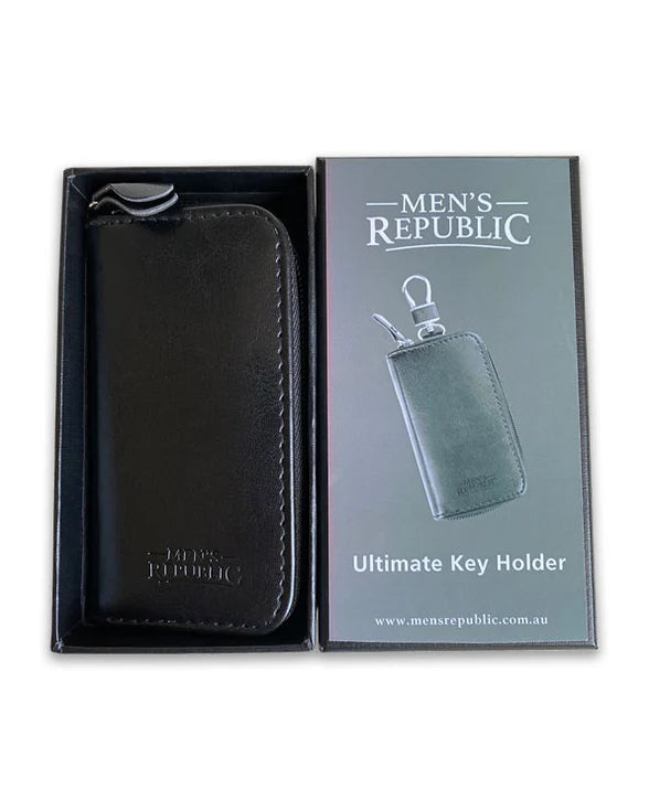 Men's Republic Black Key Ring Holder