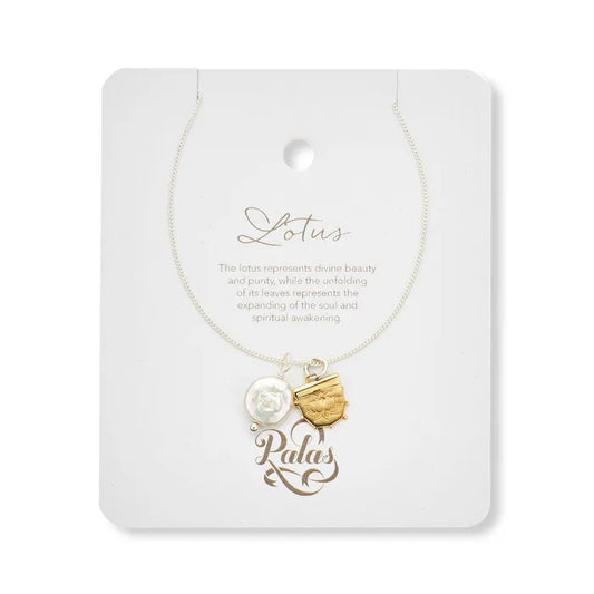 Palas Lotus Goddess Amulet Necklace