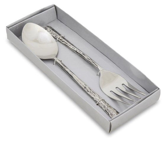 H&G Living Classic Stainless Steel Salad Servers